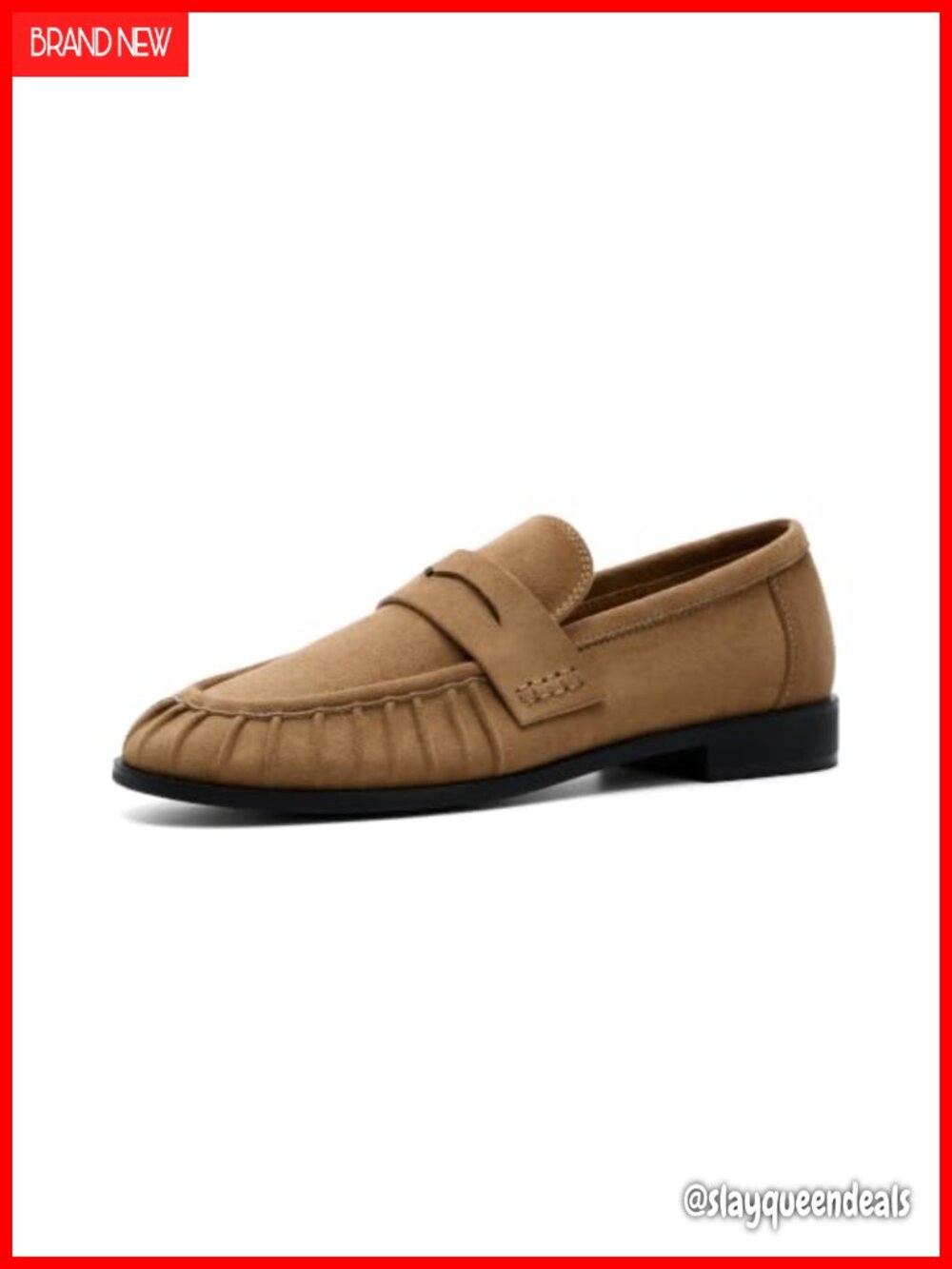 Horsebit Penny Loafers for Women Comfortable Slip-On Flats